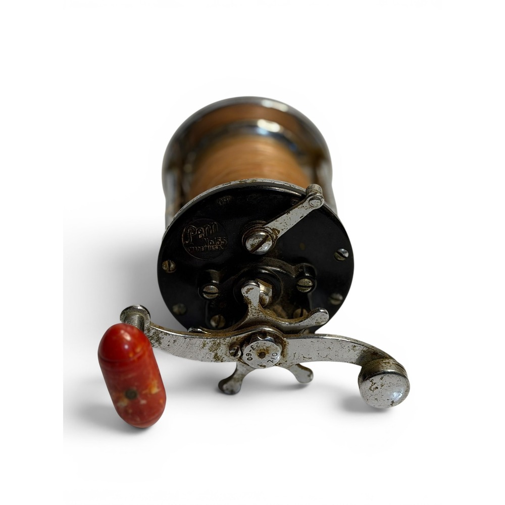 VTG‎ Penn No 155 Beachmaster Fishing Reel Black Silver Saltwater Trolling Cast